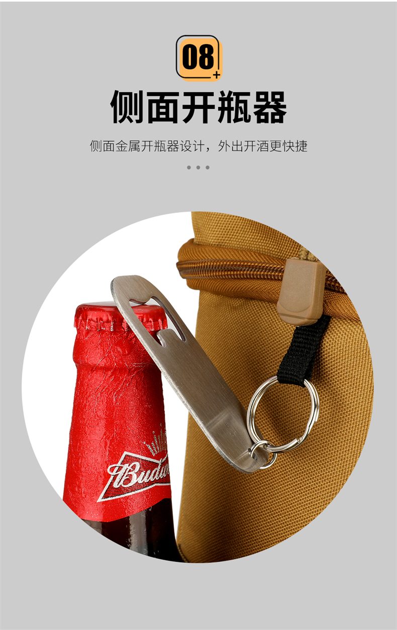 Custom Insulated Tote Bag Wholesale - Waterproof & Thermal, OEM Cooler Bag with Multi-compartment - Image 12